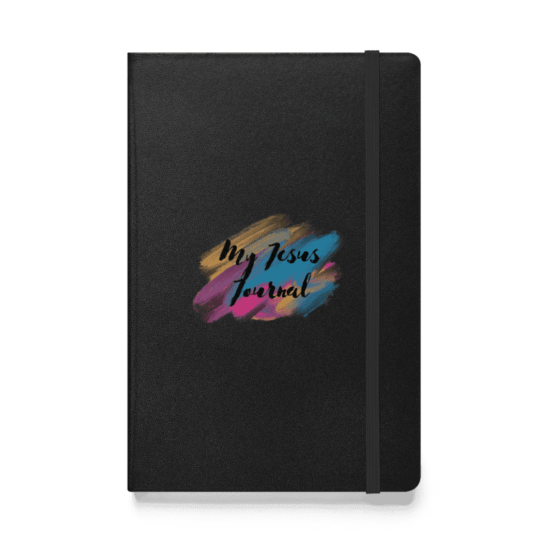 Black-journal-notebook-that-says-My-Jesus-Journal-with-splashes-of-color-behind-it