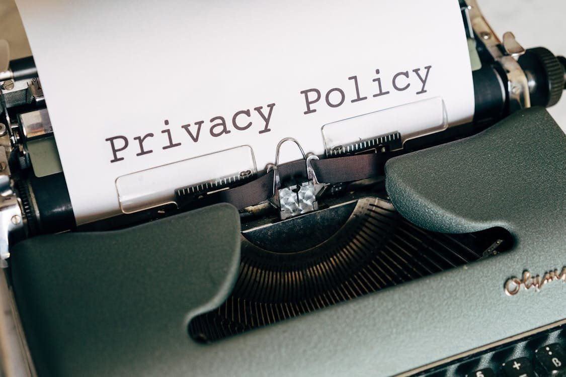 Privacy-Policy-printed-out-on-a-typewriter