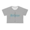 Believe John 3:16 Crop Tee Shirt