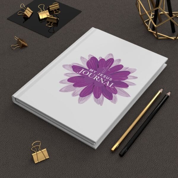 My Jesus Journal Matte Flower Hardcover Journal