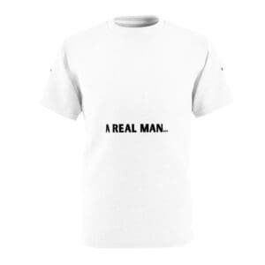 A Real Man Carries His Cross Daily... Unisex Cut & Sew Tee