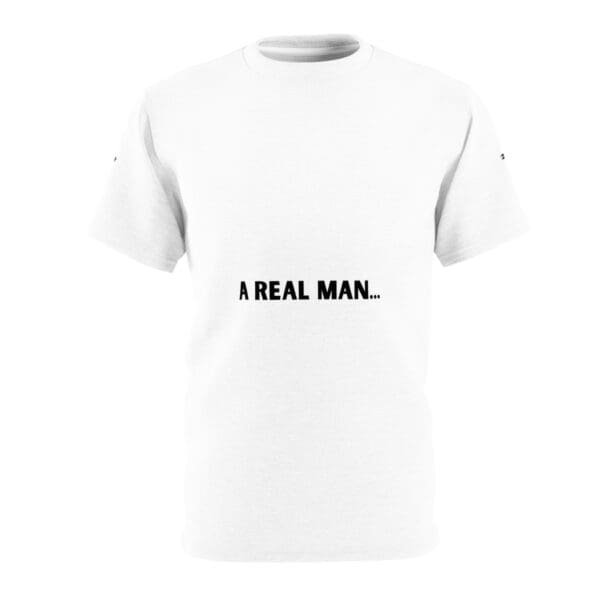 A Real Man Carries His Cross Daily... Unisex Cut & Sew Tee
