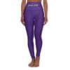 John 3:16 Purple & Silver High Waisted Yoga Leggings