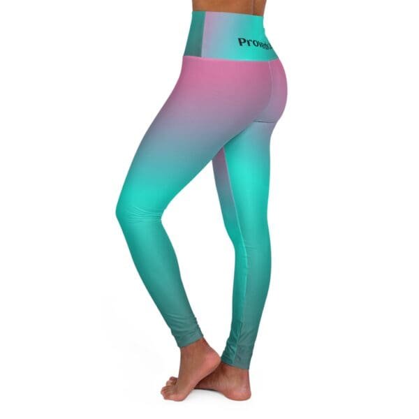 1320445864230054763_2048.jpeg Proverbs 3:5 Black, Teal & Purple Gradient High Waisted Yoga Leggings