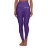 John 3:16 Purple & Silver High Waisted Yoga Leggings