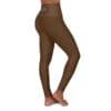 John 3:16 Brown & Baby Blue High Waisted Yoga Leggings
