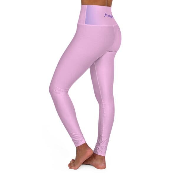 Jeremiah 29:11 Pink & Purple High Waisted Yoga Leggings