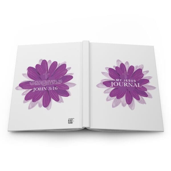 My Jesus Journal Matte Flower Hardcover Journal
