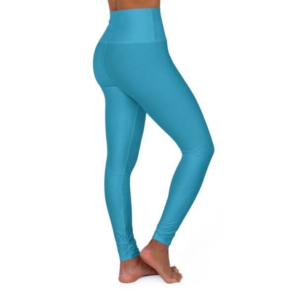 John 3:16 Teal & Silver High Waisted Yoga Leggings