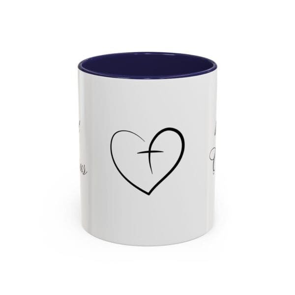 1st Jesus Then Coffee 11oz, C-handle Accent Coffee Mug