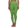 John 3:16 Green & Silver High Waisted Yoga Leggings
