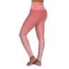 Phillipians 4:13 Red & Pink Gradient High Waisted Yoga Leggings
