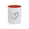 1st Jesus Then Coffee 11oz, C-handle Accent Coffee Mug