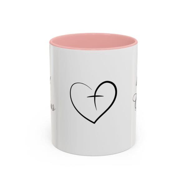 1st Jesus Then Coffee 11oz, C-handle Accent Coffee Mug