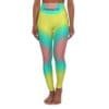 Proverbs 3:5 Pink, Teal & Yellow Gradient High Waisted Yoga Leggings