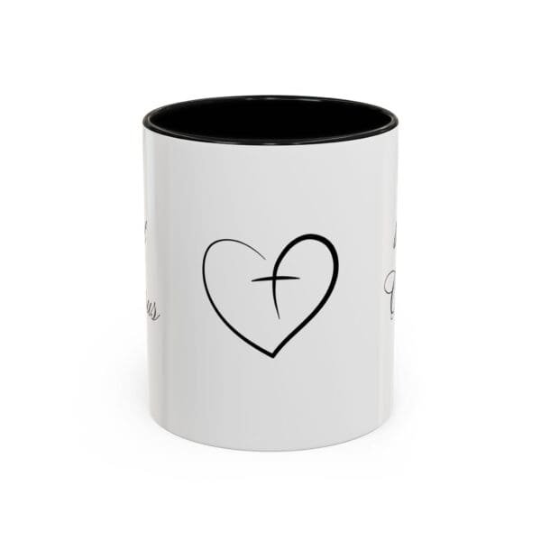 1st Jesus Then Coffee 11oz, C-handle Accent Coffee Mug